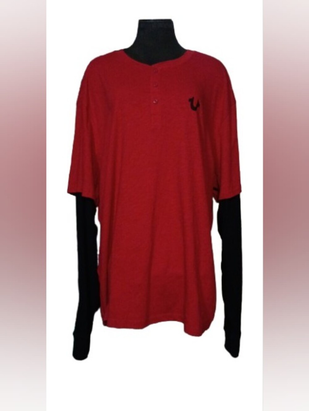 True Religion Ruby Red Henley